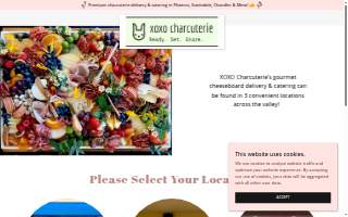 Xoxo Charcuterie - Scottsdale website