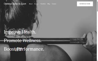 Optimal Spine & Sport Chiropractic, an Alexander Professional Corporation website