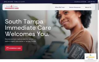 South Tampa Immediate Care website