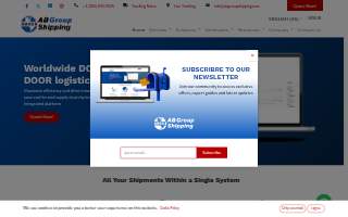 AB Group Shipping Corp of Fort Lauderdale website