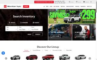 Milton Ruben Toyota website