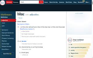 Blue Anchor website