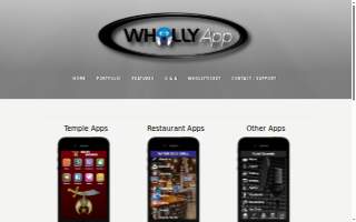 Whollyapp website