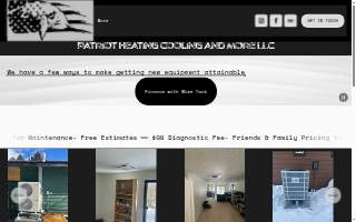 Patriot Heating & Cooling, LLC website