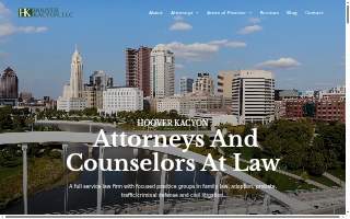 Hoover Kacyon, LLC Attorneys at Law of Akron website
