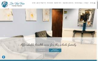 Dr. Van Tran Family Practice website
