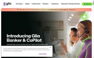Glia's Coffee Co. website
