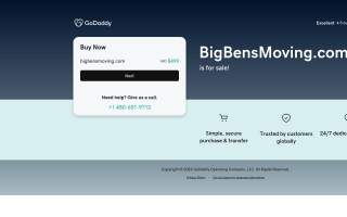 Big Ben's Moving & Storage - Provo website