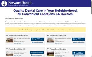 ForwardDental Green Bay West website