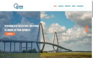 Cloud on Tap website