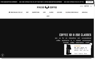 Press Coffee - Chandler website