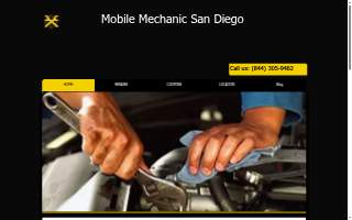 Mobile Mechanic San Diego website