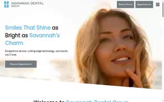Savannah Dental Group website