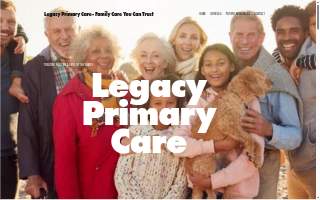 Legacy Primary Care website