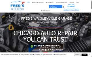 Fred's Wrigleyville Garage & Auto Repair website