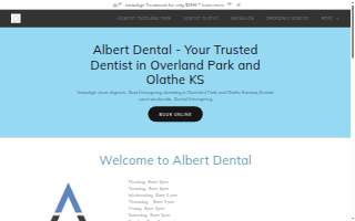 Albert Dental website