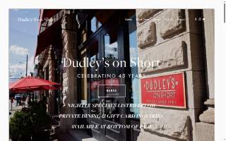 Dudley's On Short website