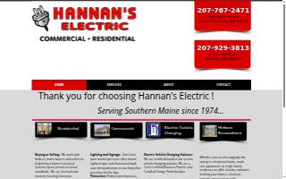 Hannan's Electric website