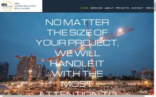 360 Construction Solutions website