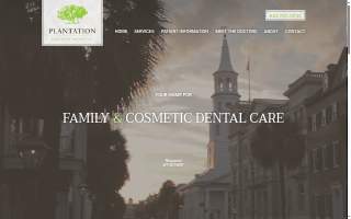 Plantation Family DentalCare of Charleston website