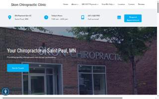 Skon Chiropractic Clinic website