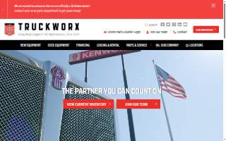 Truckworx Kenworth - Gulfport website
