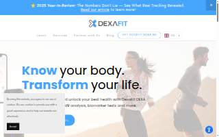 DexaFit Lake Norman & HealthGevity Gardens website