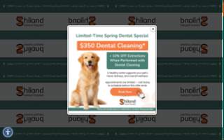 Urgent Care - Shiland Animal Hospital & Urgent Care website