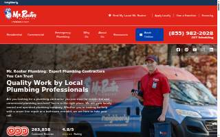 Mr. Rooter Plumbing of Raleigh website