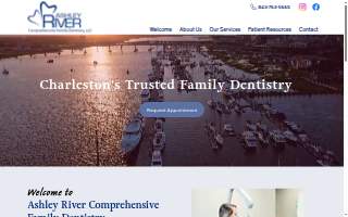 Ashley River Comprehensive Family Dentistry website