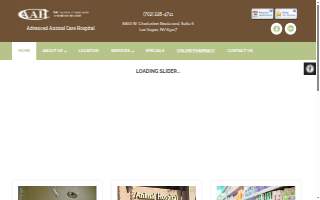 Advanced Animal Care Hospital website