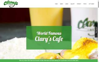 Clary's Bar & Grill website
