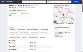 Davida Salon website