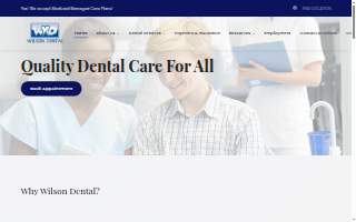 Wilson Dental website