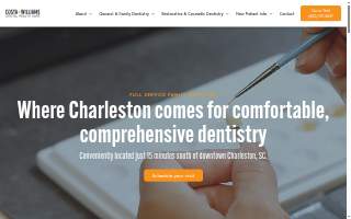 Costa and Williams Dental Health Care - James Island website