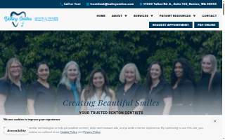 Valley Dental Group of Akron website