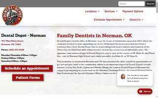 Dental Depot website