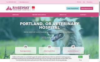 Roseway Veterinary Hospital website