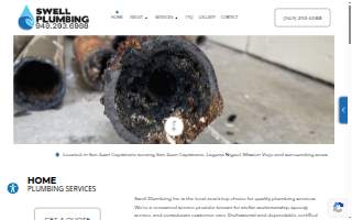 Swell Plumbing website
