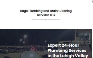 Bago Plumbing and Drain Cleaning Services LLC website
