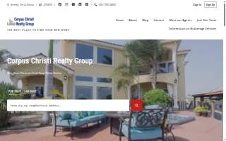 Corpus Christi Realty Group website
