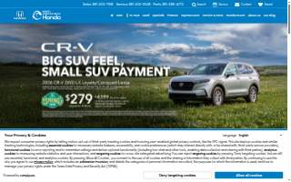 North Corpus Christi Honda website