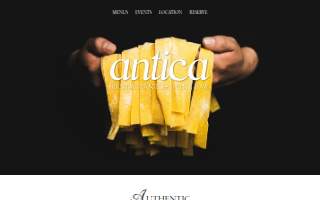 Antica Roma Italian Restaurant website