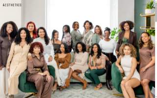 Aesthetics Salon website