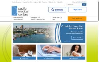 PacMed 65+ Health Center website