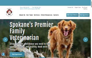 Garland Animal Clinic website