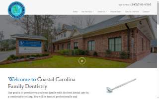 Coastal Carolina Family Dentistry website