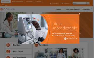 Colina Veterinary Hospital website