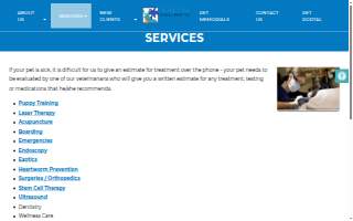 Turquoise Animal Hospital website