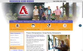 Anrig Family Chiropractic website